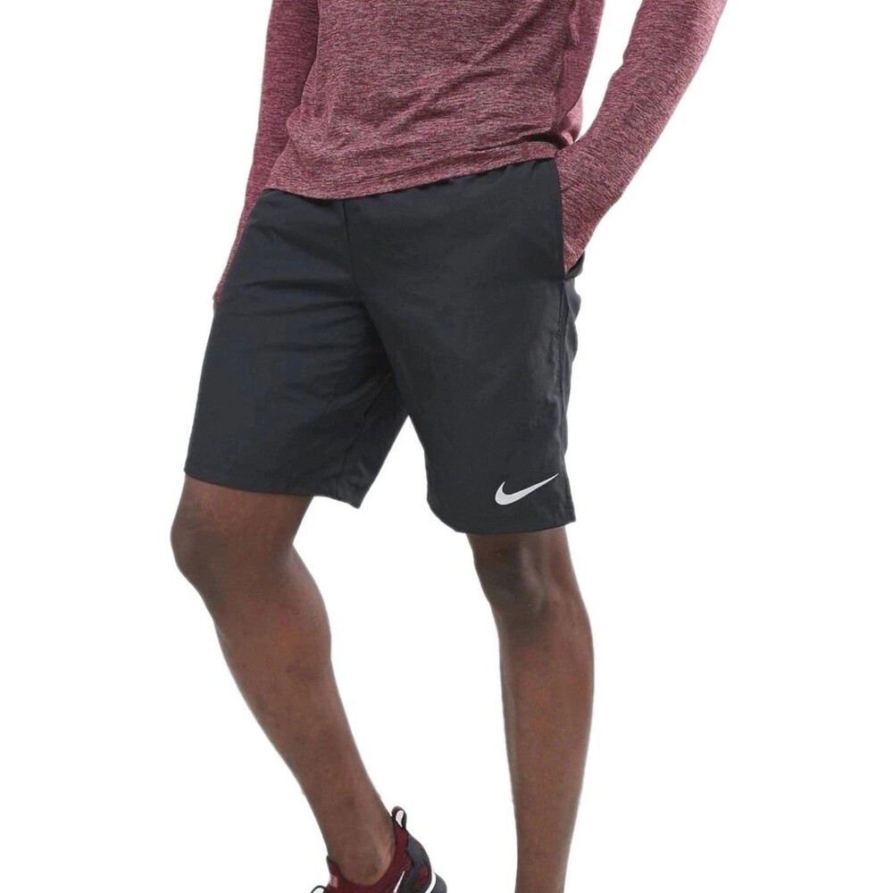 Nike Dri-fit Challenger Men's Black Reflective Running Shorts Size S